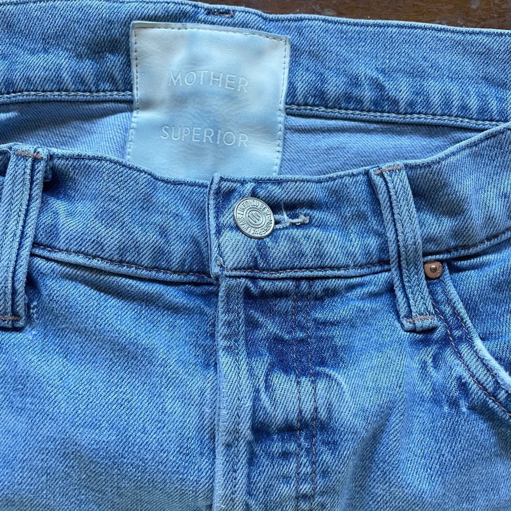 MOTHER DENIM High Waisted Hiker Hover in Slay It With Flowers - Picture 8 of 8